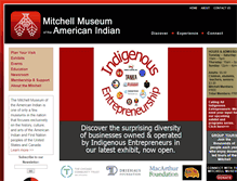 Tablet Screenshot of mitchellmuseum.org